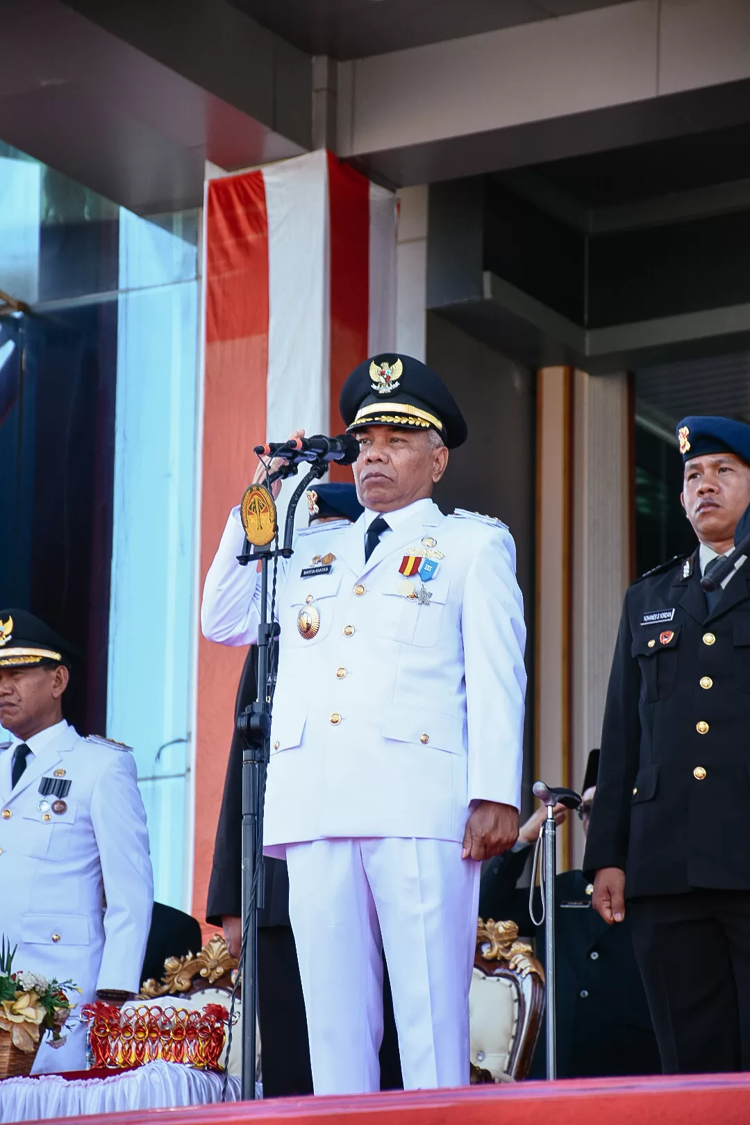 Bupati Ketapang Pimpin Upacara Pengibaran Bendera HUT ke-78 Kemerdekan Republik Indonesia