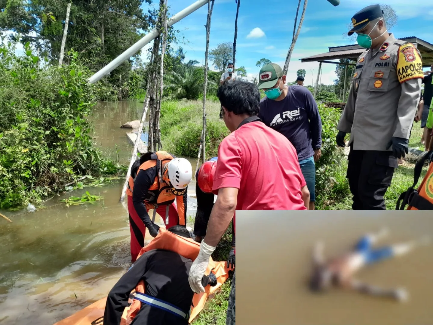 Pemuda Asal Papua Ditemukan, Setelah 4 Hari Tenggelam di Sandai